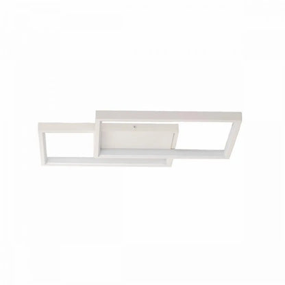 Lustre LED avec télécommande LANDYN 37W, 2 Carrés, Lumière Froide/Chaude/Neutre, Dimmable, Lustre LED Blanc avec télécommande Default Title Alessandro Design