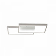 Lustre LED avec télécommande LANDYN 37W, 2 Carrés, Lumière Froide/Chaude/Neutre, Dimmable, Lustre LED Blanc avec télécommande Default Title Alessandro Design