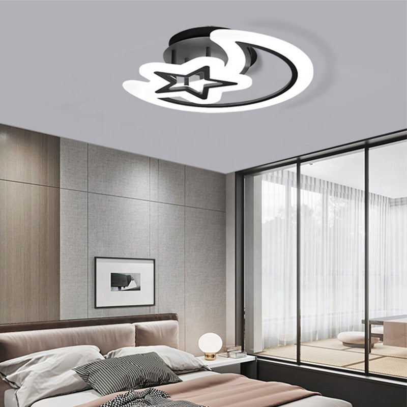 Lustre LED avec télécommande MOON AND STAR 59W, 2 éléments, Lumière Froide/Chaude/Neutre, Dimmable, Noir Lustres LED avec télécommande Default Title Alessandro Design