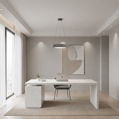 Lustre LED avec télécommande SCHECTE, 3000K/4000K/6000K, 70W, Métal et Plastique, Gris