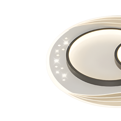 Lustre LED avec télécommande SERPENTA 51W, Rond, Lumière Froide/Chaude/Neutre, Dimmable, Noir Lustres LED avec télécommande Default Title Alessandro Design