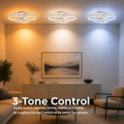 Lustre LED avec télécommande et cristal NOVA ROTONDA RGB 144W, 6 Cercles, Lumière Froide/Chaude/Neutre, Dimmable, Chrome Brillant Lustres LED et Cristaux Titre par défaut Alessandro Design