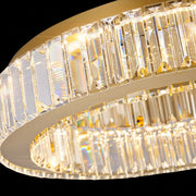 Lustre LED avec télécommande et cristal VERTUS 18W, 30cm, Cercle, Lumière Froide/Chaude/Neutre, Dimmable, Lustre LED Chrome avec télécommande Default Title Alessandro Design