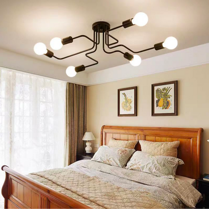 MODERNIST Hexa 6 Lustre, 6x E27, Noir, Design Moderne