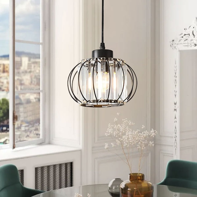 Lustre classique moderne, suspendu, Monica LC910/3LBK, 3 X E27, noir, métal et verre, lustres classiques à hauteur réglable Titre par défaut Alessandro Design