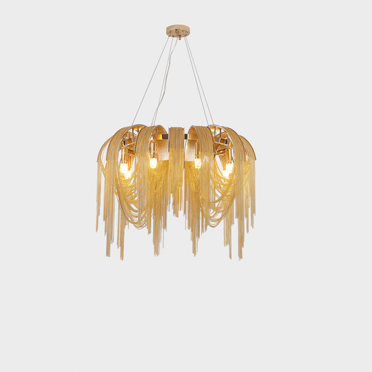 Lustre MD9020/400GD 4xE14, diamètre 40 cm, doré, lustres modernes en métal titre par défaut Alessandro Design