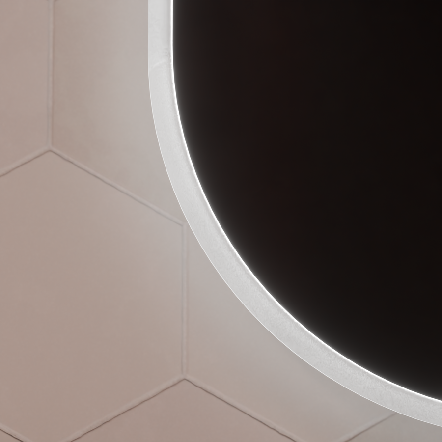 Miroir LED ovale 60x80cm Llexort, tactile, système anti-buée, miroirs à intensité variable Korman E Default Title Alessandro Design