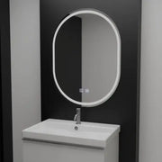 Miroir LED ovale, 60x80cm, Velara Touch, système anti-buée, miroirs à intensité variable Korman E Default Title Alessandro Design