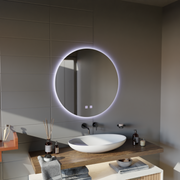 Miroir LED rond, 12 W, 50 cm, Isolda, tactile, système anti-buée, lumière froide 6000 K Miroirs Korman E Default Title Alessandro Design