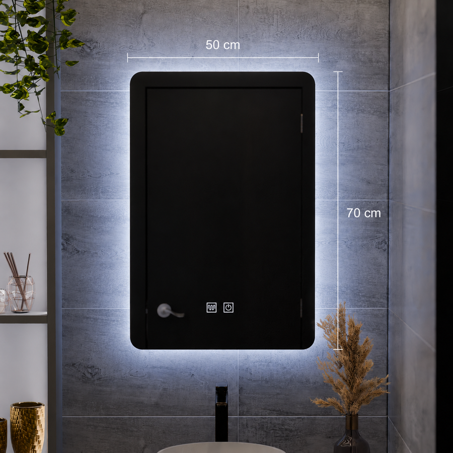 Miroir LED Touch Sara Système Anti-buée 50X70cm
