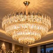 Lustre en cristal MAJESTIC Regalis 21x E14, diamètre 80cm, or brillant, hauteur réglable