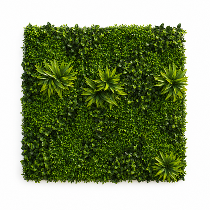Panou de Gard Viu Artificial Cimișir, 100 x 100 cm, Verde