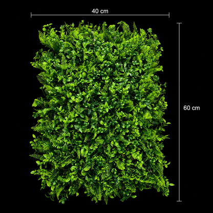 Panou de Gard Viu Artificial Cimișir, 40 x 60 cm, Verde