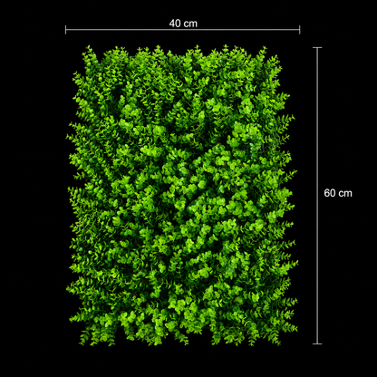 Panou de Gard Viu Artificial Eucalyptus, 40 x 60 cm, Verde