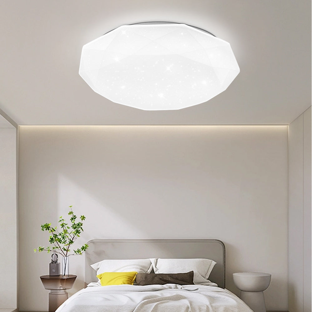 Plafonnier LED, 51W, diamètre 50cm, lumière chaude/froide/neutre, plafonniers LED blancs Default Title Alessandro Design