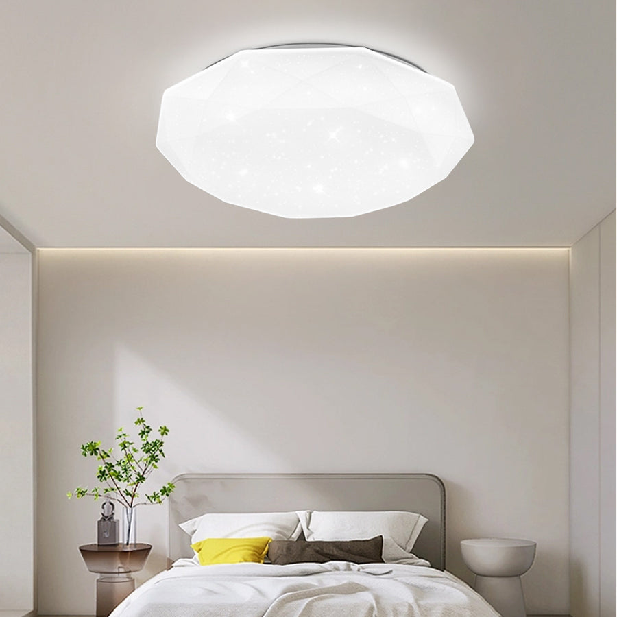 Plafonnier LED, 51W, diamètre 50cm, lumière chaude/froide/neutre, plafonniers LED blancs Default Title Alessandro Design