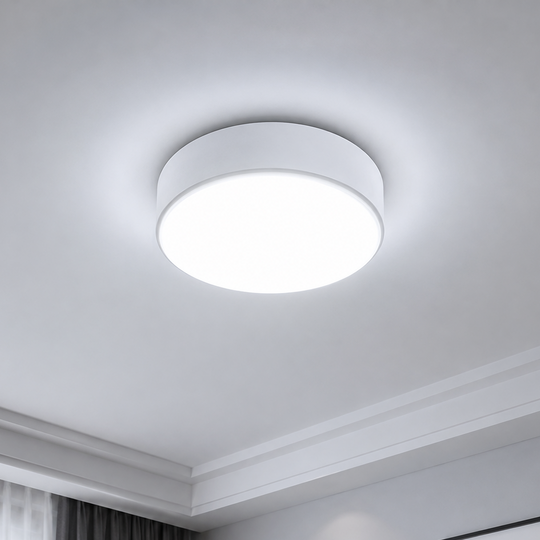 Plafonnier LED PL200/12R 18W Lumière Froide 6000k Blanc