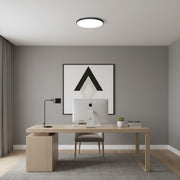 Plafonnier LED SOLIS 37cm 32W Lumière Froide Plafonniers LED Noir Default Title Alessandro Design