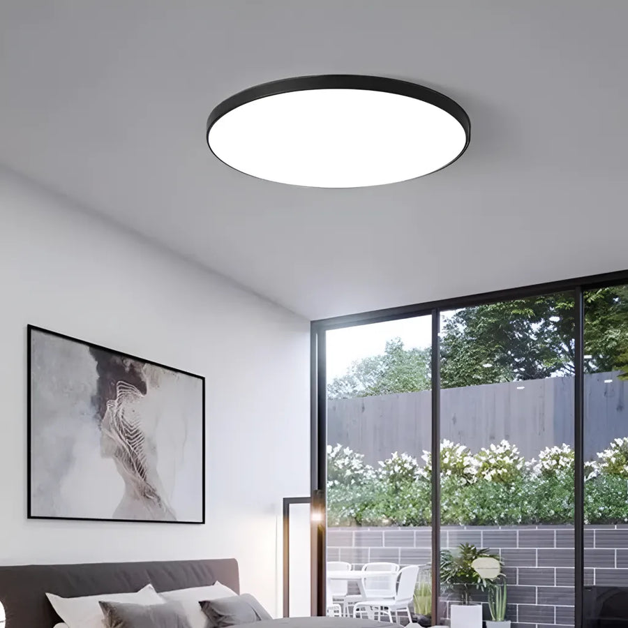 Plafonnier LED SOLIS 37cm 32W Lumière Froide Plafonniers LED Noir Default Title Alessandro Design