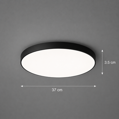 Plafonnier LED SOLIS 37cm 32W Lumière Froide Noir