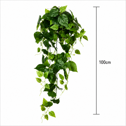 Plante artificielle suspendue Epipremnum, hauteur 100 cm, vert