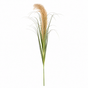 Plante artificielle ornementale, 140 cm, roseau et herbe, vert et marron, sans pot
