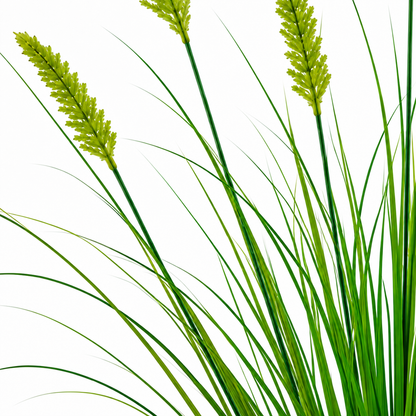 Plante ornementale artificielle de type queue de renard, 60 cm, avec 7 épices, verte, sans pot