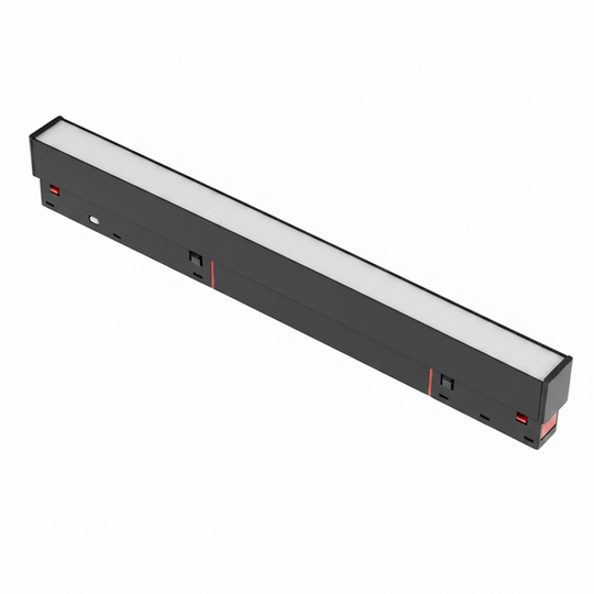 Projecteur Linéaire LED Pour Rail Magnétique ZARAFSHAN, 10W, Longueur 30cm, Lumière Neutre, Noir