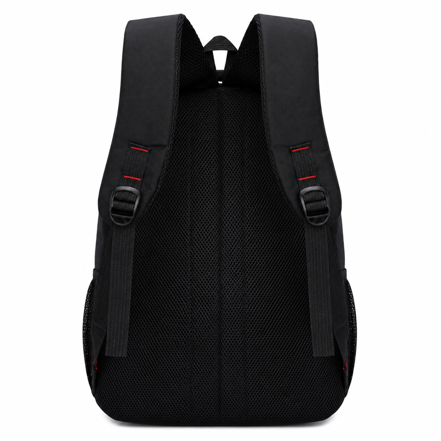 Rucsac Travel Business BAKU, 48x32x18 cm, Oxford, Negru si Verde