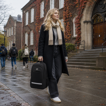 Rucsac Travel Business SHAKI, 48x33x14 cm, Oxford, Negru