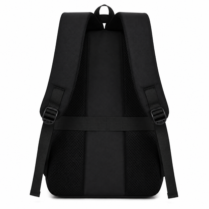 Rucsac Travel Business SHEKI, 47x32x14 cm, Oxford, Negru si Rosu