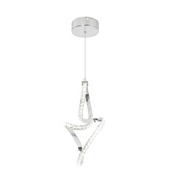 Suspension LED Osiris, 24W, Cristal, Chrome -19A