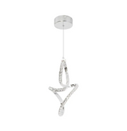 Suspension LED Osiris, 24W, Cristal, Chrome -19A