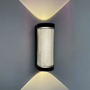 Applique LED d'extérieur Han, 12W, Métal, Noir