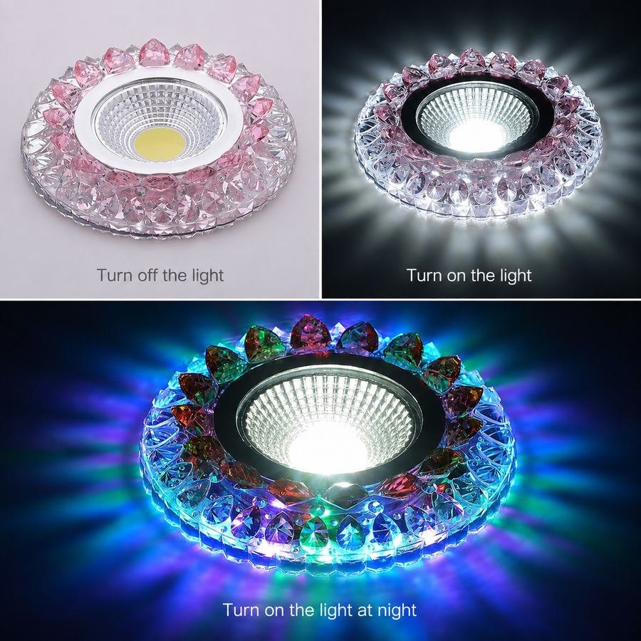 Spot LED, 4W, RVB + Lumière froide