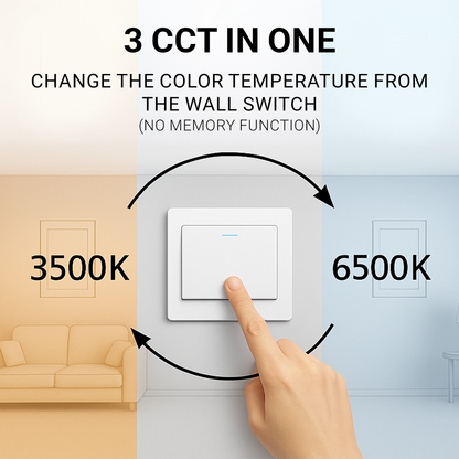 Lustre LED NEXA 3D 46W, Carré, Lumière Froide/Chaude/Neutre, Blanc