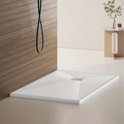 Receveur de douche rectangulaire 80x120 cm, slim 3 cm, blanc brillant