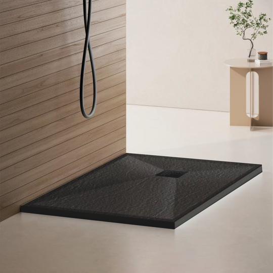 Receveur de douche rectangulaire 80x120 cm, slim 3 cm, gris foncé Maison & Jardin Default Title Alessandro Design