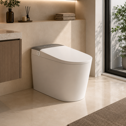 WC YUKON, version Premium, au design moderne, blanc