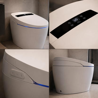 WC YUKON, version simplifiée, au design moderne, blanc