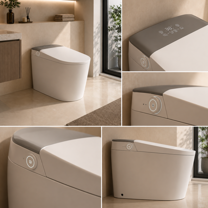 WC YUKON, version standard, au design moderne, blanc