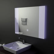 Miroir LED rectangulaire, 80x60cm, Infinity Frame Basic Touch 1005S-20A