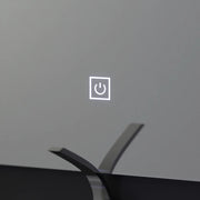 Miroir LED rectangulaire, 80x60cm, Infinity Frame Basic Touch 1005S-20A