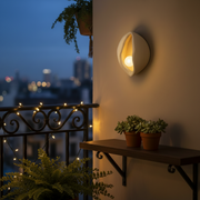 Aplica LED Decorativa CONCHA, 30x35cm, 1xE27, Polistiren, Alb