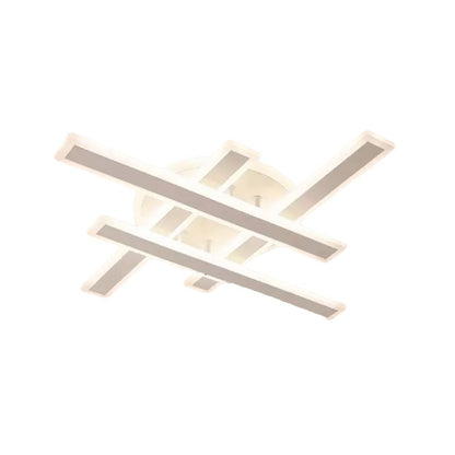 Lustre LED avec télécommande LT755/4BK 85W, linéaire, lumière froide/chaude/neutre, variable, noir