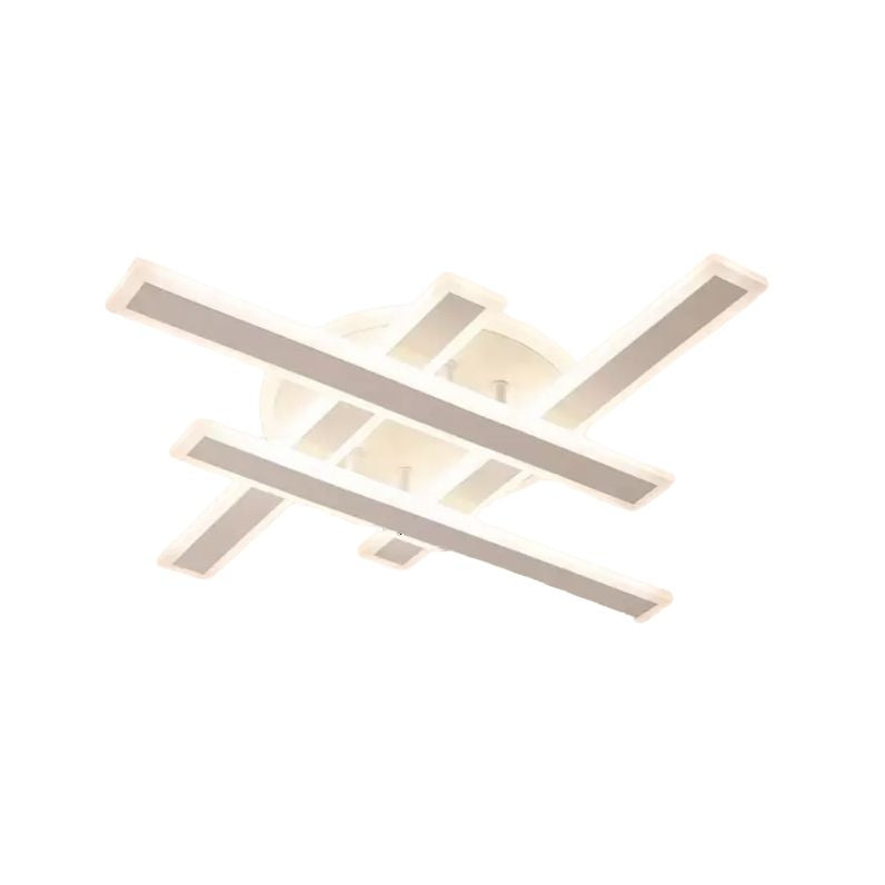 Lustre LED avec télécommande LT755/4BK 85W, linéaire, lumière froide/chaude/neutre, variable, noir