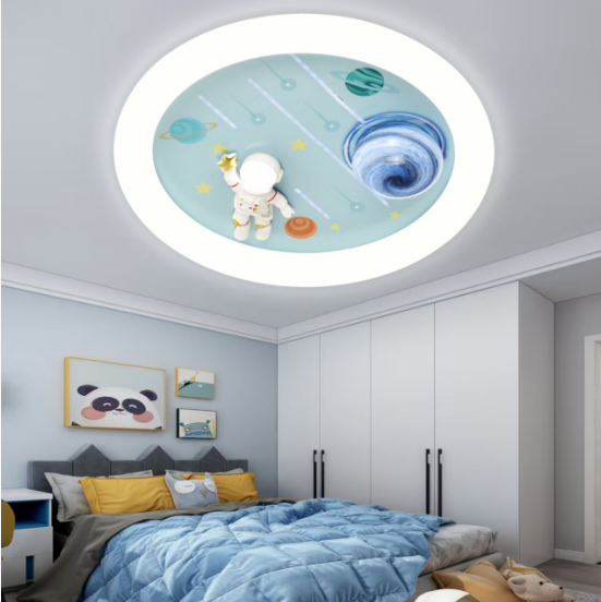 Lustre LED CONSTELATION 49W, Diamètre 49cm, Lumière Froide/Chaude/Neutre, Blanc Bleu