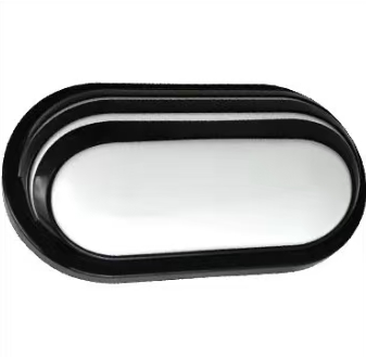 Applique murale extérieure LED AX322/270BK, 24W, Lumière chaude 3000k, IP65, Noir et Blanc