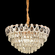 Lustre en cristal CC5122/500GD 9x E14, diamètre 49 cm, or brillant, hauteur réglable