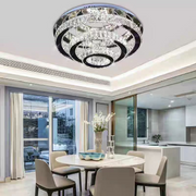 Lustre LED en cristal LLC151/500CH, 64W, 3 éléments, lumière froide/chaude/neutre, variable, chrome brillant